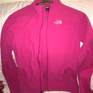Soft north face zip up. Size small